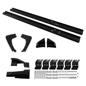 Xe241v Maxpeedingrods Non-slip Running Board Side Step For Ford Explorer 20-25 Black Aluminum Alloy