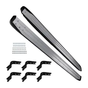 Xef96c Maxpeedingrods Side Step Bars Running Board Kit For Nissan Armada Y62 17-2025 Aluminum Black