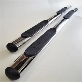Mfmsxtsb0027c Mechanic Force Fit 2004-2008 Ford F150 F-150 Super Cab Extended Oval Chrome 4 Inch Side Step Bar