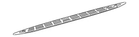 167-690-47-02-64 Mercedes-benz Genuine Step Plate