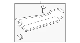 447-680-16-06-9051 Mercedes-benz Genuine Step Panel