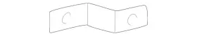 463-855-00-14 Mercedes-benz Genuine Holder