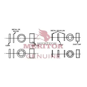 Dc72n Meritor Drive Shaft Slip Yoke Cap For 72 N Series