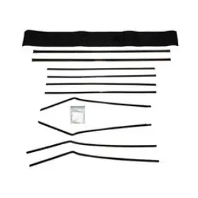 7200-12 Metro Chevy Bel Air Division Bar Channel And Sweeper Kit 1955-57 2 Door
