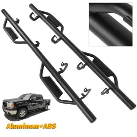 11224844 Michelleautoitem Crew Cab Nerf Bars For 2007-18 Chevy Silverado Sierra Running Boards Side Step
