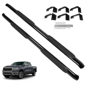 11225536 Michelleautoitem Crew Cab Nerf Bars Fits 2019-2021 Dodge Ram 1500 Running Boards Side Steps