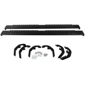 11658592 Mirror-zone Running Boards Black 6 Inch For 2019-2021 Chevy Silverado 1500 Side Steps Nerf Bars