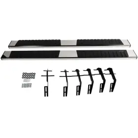 11663018 Mirror-zone Nerf Bars For 2015-2023 Ford F-150 Crew Cab Pickup 4-door 6 Inch Running Boards