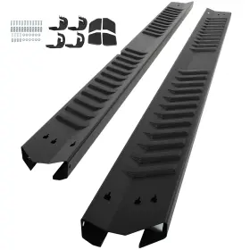 11663023 Mirror-zone For 2009-2014 Ford F150 Super Crew Cab 6 Inch Running Board Nerf Bars Black #2