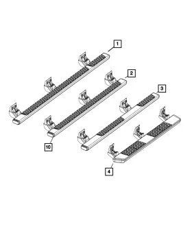 68144254af Mopar Genuine Side Step Right