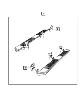 68148294ab Mopar Genuine Board Running Right