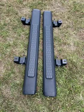 82215328ab Mopar Oem Black Tubular Side Step Bars Jeep Wrangler 2 Door 18-24