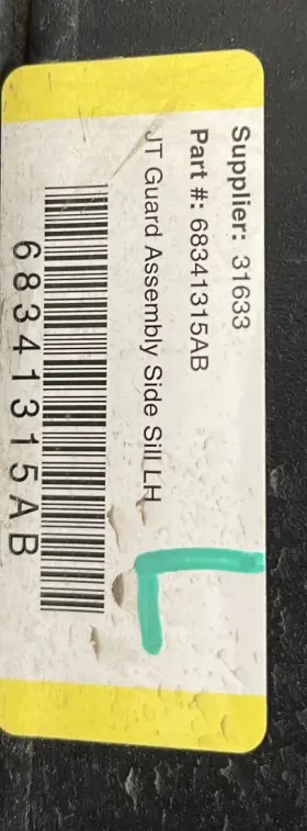 82215605ab Mopar Genuine Oem 2020-2024 Jeep Gladiator Rock Rails - #3