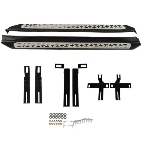 12317370 Motofatory 1x Nerf Bars And Running Boards Pair Easy Install For 2014-2019 Toyota Highlander