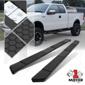 Mt1-kbss8328ltzbpets Motor-1 Black Stainless Running Board 5 Inch Side Step Nerf Bar For 04-14 Ford F150 Ext Cab