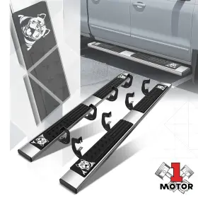 Mt1-stepbds0007 Motor-1 6 Inch Chrome Rectangular Running Board Step Bar For 07-19 Silverado Sierra Crew Cab