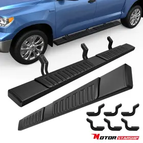 620m3613400p620 Motorstarship 6 Inch Nerf Bar Side Step Running Boards For 2007-21 Toyota Tundra Crew Max New