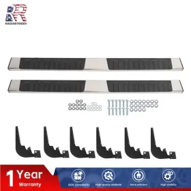 Rdr3862142 Muparkt Running Boards For Dodge Ram Quad Cab 2009-18 Steel 6 Inch Nerf Bar Side Step