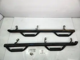 Exj074 N-fab 2007-2018 For Jeep Wrangler Jk Left Right Door Nerf Bars Black Set Note
