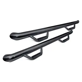 F1577qc N-fab For Ford F-150 2015-2024 3 Inch Cab Length Black Round Nerf Steps