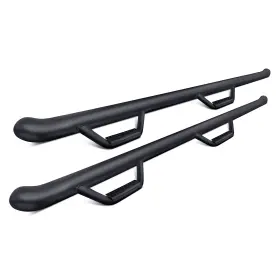 F1596cc-tx N-fab For Ford F-150 15-24 3 Inch Wheel-to-wheel Black Round Nerf Steps