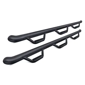 F17110qc-6-tx N-fab For Ford F-350 Super Duty 17-24 3 Inch Wheel-to-wheel Black Round Nerf Steps