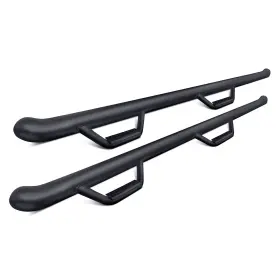 F17124cc-tx N-fab For Ford F-350 Super Duty 17-24 3 Inch Wheel-to-wheel Black Round Nerf Steps