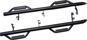F2172b-tx N-fab Nerf Tube Steps Fits 2021-2024 Ford Bronco 4 Door Textured #2