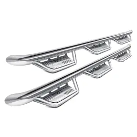 Hpd15103cc-6-ss N-fab For Ram 1500 Classic 19-24 3 Inch Podium Wheel-to-wheel Polished Round Side Steps