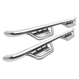 Hpf9973qc-ss N-fab 3 Inch Podium Cab Length Polished Round Side Steps