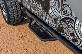 Hpt0792qc-6-tx N-fab 3 Inch Podium Wheel-to-wheel Black Round Side Steps #3