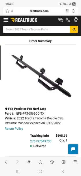 Prf9984cc-tx N-fab Predator Pro Nerf Step-up Used