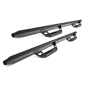 Prj0763-tx N-fab For Jeep Wrangler Jk 2018 Predator Pro Series Black Side Steps