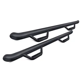 N-fab T0480cc-tx For Toyota Tundra 04-06 N-fab 3 Inch Cab Length Black Round Nerf Steps