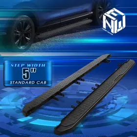 Npm98885 Newpoint Motor For 23-26 Honda Cr-v Black Aluminum Non-slip Side Step Bar Running Boards 2pcs