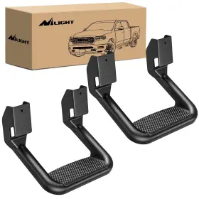91120a Nilight Universal Side Step Slip-proof Aluminum Hoop Steps Nerf Bars