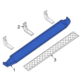 96100zl00a Nissan Oe For Xterra 2009-2015 Right Running Board