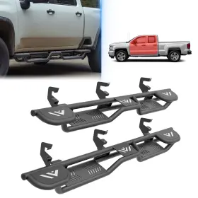 Aorn075002159 Obnaux Side Running Boards For 2020-2026 Silverado And Sierra 2500 3500 Hd Extended Cab