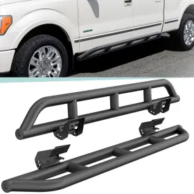 Tsnb030004123 Obnaux Running Boards For 2009-2014 Ford F-150 F150 Supercrew Cab Bolt-on Nerf Bar