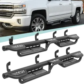 Obnaux Tsrn038003123 Running Boards For 2007-2019 Chevy Silverado And Sierra 1500 2500/3500hd Crew Cab