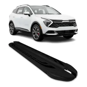 4042937b Omac Side Step Running Boards Nerf Bars For Kia Sportage 2023-2026 Black 2pcs Alu