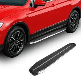 G003948 Omac For Bmw X5 2014-2018 Usa Blackline Silver Step Boards