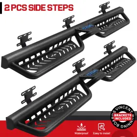 2-stairs Othowe Bok20835 Running Board For 19-26 Dodge Ram 1500 Crew Cab Drop Step 5.5 Inch Nerf Bar