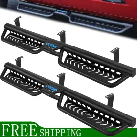 Bok95345 Othowe Fit 2005-2023 Toyota Tacoma Double Cab Drop Step 5.5 Inch Two Stairs Running Boards