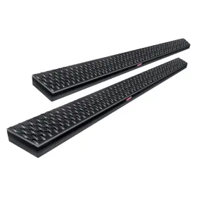 82349 Owens - 7 Inch Grip Strut Commercial Cab Length Black Running Boards