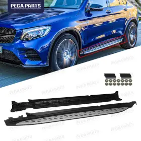 Mb2910018 Pegaparts Side Step Boards For 2016-2022 Mercedes-benz X253 Glc 220 300 Coupe Oe Style