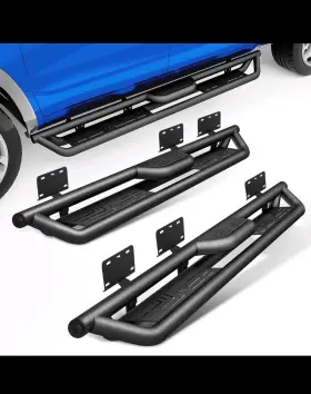 12112402-pz Perfit Zone Ram 1500 Running Boards 2019-2025 Side Steps With Brackets Black