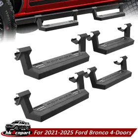 Bt-2022501-hk Pofenze Steel Running Board For Ford Bronco 2021-2025 4door Side Bar Step With Rock Rail