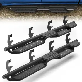 Ss-c145-p1 Pofenze For 2020-2025 Silverado Sierra 2500hd 3500hd 4 Doors Steel Running Board