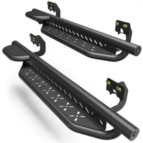 Ss-f172-c Pofenze Running Boards For 2009-2014 Ford F-150 Xlt / Stx Standard Cab Black Side Steps